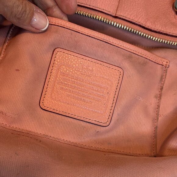 Coach Bag Purse Handbag Crossbody Leather Prairie Pebbled Convertible Satchel - Picture 16 of 16